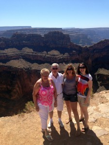 Joy, Gerard, Louisa & Leanne from NEST - Grand Canyon, June 2014.